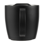 Taza termo personalizada con asa y base antideslizante 350ml Antislip color negro primera vista