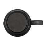 Taza termo personalizada con asa y base antideslizante 350ml Antislip color negro segunda vista
