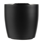 Taza termo personalizada con asa y base antideslizante 350ml Antislip color negro tercera vista