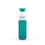 Botella reutilizable personalizada Dopper de colores 450ml Original color turquesa vista de impresión