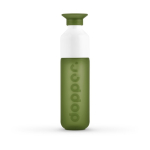 Botella reutilizable personalizada Dopper de colores 450ml Original color verde oscuro primera vista