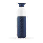 Botella publicitaria termo eco con vaso 350ml Dopper Insulated color azul oscuro primera vista