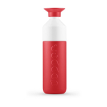 Botella publicitaria termo eco con vaso 580ml Dopper Insulated color rojo desaturado primera vista