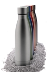 Elegante botella metálica de acero reciclado 500ml Lane Recycled color verde oscuro vista de ambiente