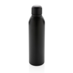 Botella promocional térmica de acero reciclado 500ml Nomad Recycled color negro quinta vista