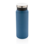 Botella de acero reciclado con tapón original 600ml Land Recycled color azul quinta vista