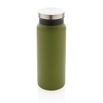 Botella de acero reciclado con tapón original 600ml Land Recycled color verde militar quinta vista