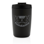 Vaso térmico fabricado en plástico reciclado 300ml Nomad Recycled color negro