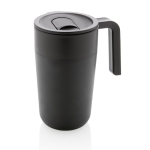 Taza fabricada en plástico reciclado y metal 480ml Vogue Recycled color negro séptima vista