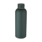 Botella termo de acero inoxidable con acabado mate 500ml Spring color verde oscuro tercera vista
