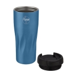 Vaso termo con original diseño geométrico de ondas 450ml Waves color azul