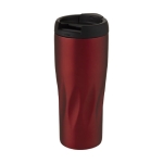 Vaso termo con original diseño geométrico de ondas 450ml Waves color rojo