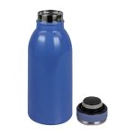 Botella de acero inoxidable pequeña para publicidad 350ml Kioto color azul vista detalle