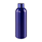 Botella de acero de diseño impecable con logotipo 750ml Routine color azul primera vista
