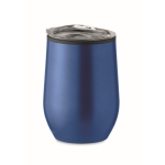 Vaso de acero inoxidable de doble pared con tapa 350ml Colors color azul segunda vista