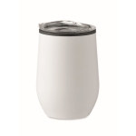 Vaso de acero inoxidable de doble pared con tapa 350ml Colors color blanco segunda vista