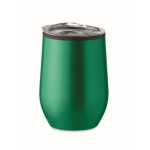 Vaso de acero inoxidable de doble pared con tapa 350ml Colors color verde segunda vista