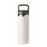 Botellas de acero aisladas con asa de transporte 500ml Handle color blanco segunda vista
