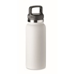 Botella de acero inoxidable con función térmica grande 970ml Handle color blanco