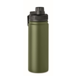 Botella de acero aislada con boquilla para merchandising 500ml Take color verde oscuro