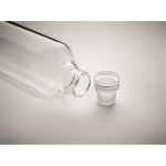 Botella de vidrio borosilicato antifugas grande de 1L Glass Fridge color transparente vista fotografía tercera vista