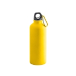Botella de aluminio color mate con mosquetón 540ml Matt Cruiser color amarillo