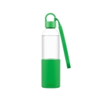 Botella de tritán con funda de silicona de colores 500ml Melior color verde