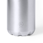 Bidón de aluminio reciclado plateado grande 750ml City Recycled tercera vista