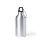 Botella de aluminio reciclado pequeña 400ml Cruiser Recycled color plateado primera vista