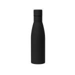 Botella de acero promocional con tacto de goma 750ml Avenue SoftTouch color negro primera vista