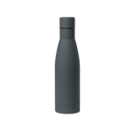 Botella de acero promocional con tacto de goma 750ml Avenue SoftTouch color gris primera vista