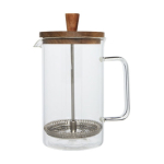 Cafetera de prensa francesa para 3 cafés 600ml French Coffee Press color transparente vista lateral