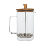 Cafetera de prensa francesa para 3 cafés 600ml French Coffee Press color transparente segunda vista lateral