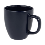 Taza de cerámica con acabado brillante de 430ml Cappuccino color azul marino