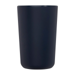 Taza de cerámica grande con acabado mate de 480ml Americano color azul marino segunda vista frontal