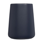 Taza de cerámica con forma de jarra de 450ml Wide Base color azul marino segunda vista frontal
