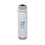 Bidón deportivo promocional de acero función termo 750ml Thor Sport vista principal