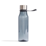 Botella de tritán deportiva con lazo para colgarla 600ml Sporty Strap color gris