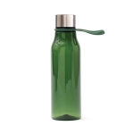 Botella de tritán deportiva con lazo para colgarla 600ml Sporty Strap color verde oscuro