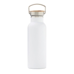 Botella de acero inoxidable de gran duración 500ml Clip Modern color blanco