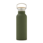 Botella de acero inoxidable de gran duración 500ml Clip Modern color verde oscuro