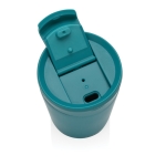 Taza térmica sostenible de diseño moderno 300ml Avira Alya color turquesa sexta vista