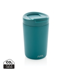Taza térmica sostenible de diseño moderno 300ml Avira Alya color turquesa