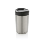 Taza térmica sostenible de diseño moderno 300ml Avira Alya color plateado
