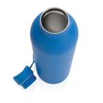 Botella de acero inoxidable de gran capacidad térmica 1L Avira Avior color azul vista de impresión