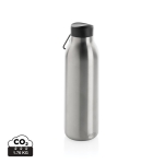 Botella térmica sin BPA con asa de transporte 500ml Avira Avior color plateado