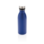 Botellas de acero reciclado antifugas sin BPA 500ml EcoDeluxe color azul