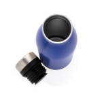 Botellas de acero reciclado antifugas sin BPA 500ml EcoDeluxe color azul cuarta vista