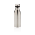 Botellas de acero reciclado antifugas sin BPA 500ml EcoDeluxe color plateado