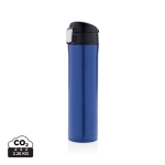 Termo de acero inoxidable con tapa de cierre seguro 450ml Exclusive color azul